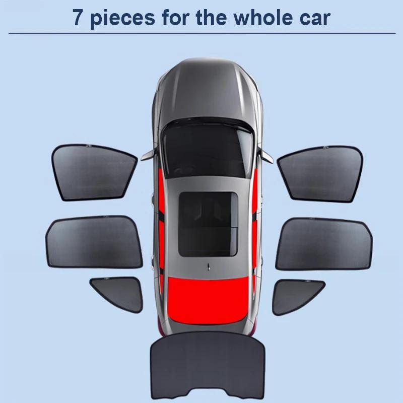 Sun Shades For BYD Destroyer 05 2022-2025 Chazor Sunshades Magnetic Privacy Protection Visor Curtains Windows Auto Accessories