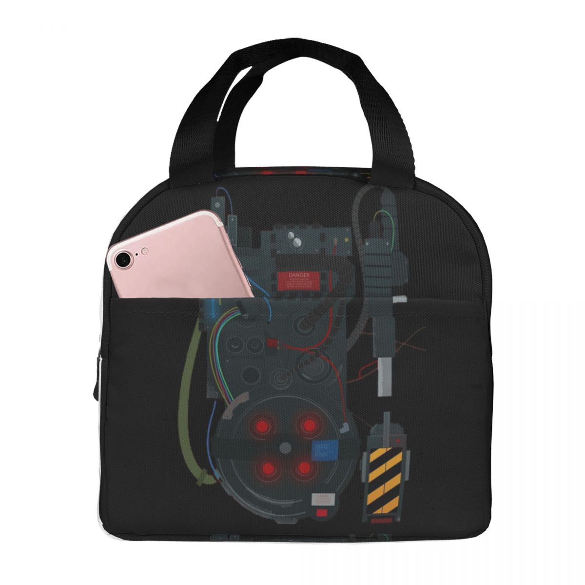 Ghostbusters Proton Pack Insulated Lunch Bag for Women Office Cooler Thermal Food Box Tote Portable Lunch Boxes Container One Size