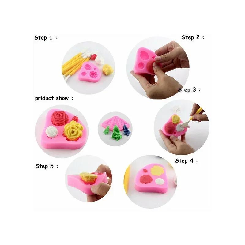 Easter Rabbit Silicone Mould Resin Clay Soap Mold Candle Bunny Mold Fondant Cake Decor Molds