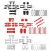  ABS Engine Hood Air Intake Decoration Door Handle Shell Cover Tailgate Glass Hinge Stickers For Jeep Wrangler JK 2007-2017 Interior Accessories