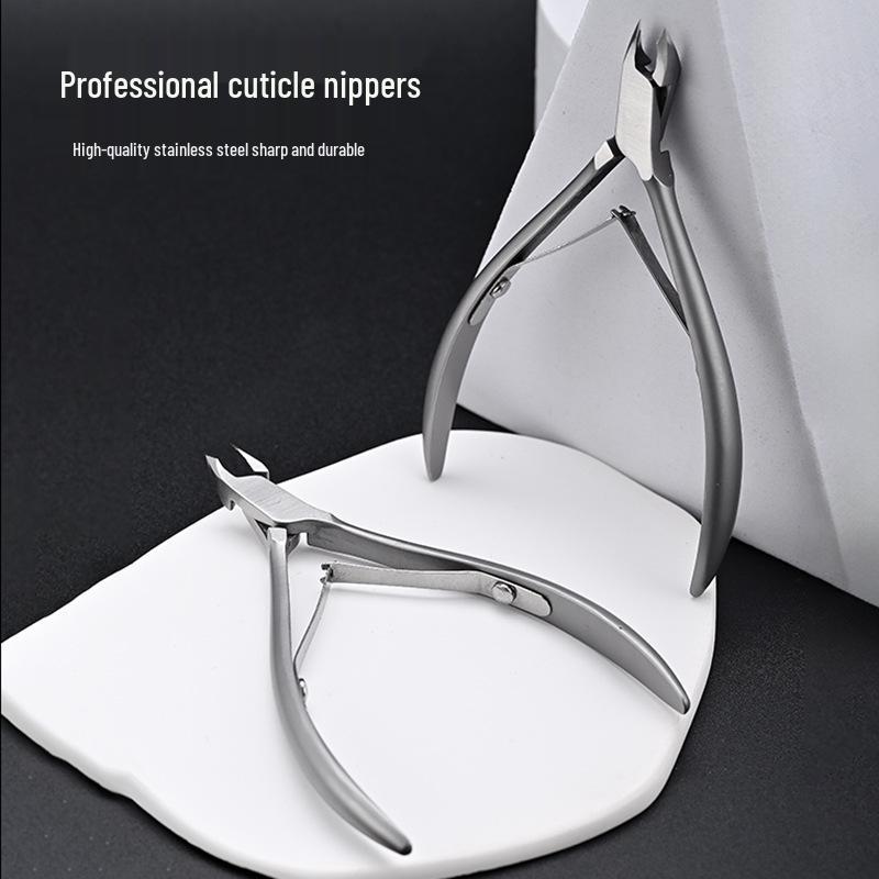 Handmade Stainless Steel Russian Cuticle Nippers - Swallowtail Nail Scissors and Clippers