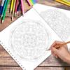 1pc, Floral Colouring Book - Teen Colouring Book - 30 Sheets, 8.3x 8.3 inches, Adult Stress Relief, Birthday, Holiday Party Gift
