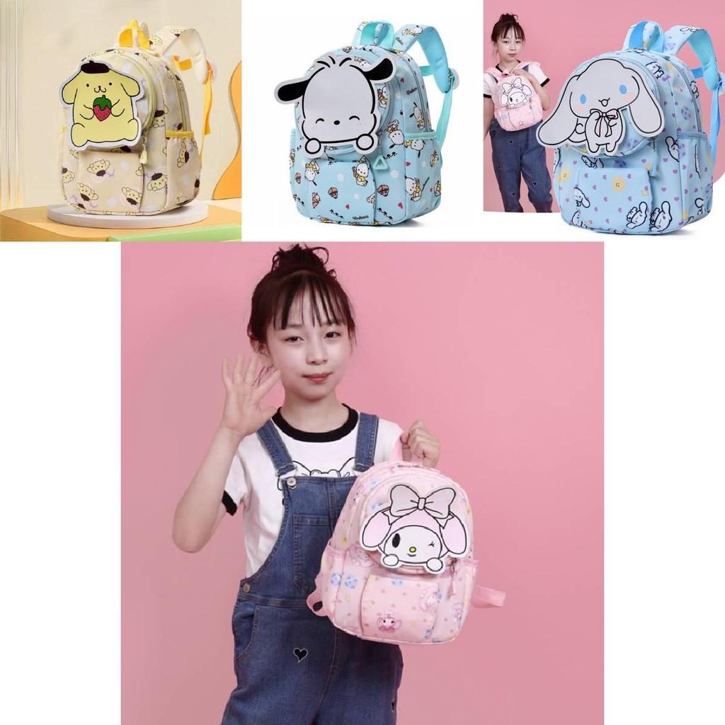 Adorable Cartoon Children's Backpack Lightweight Nylon For Girls Boys Preschool And Kindergarten