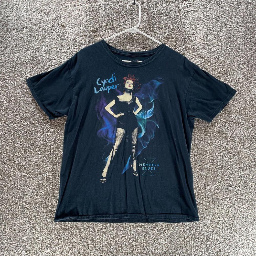 Cyndi Lauper Memphis Blues Concert Adult Cotton Unisex T-Shirt UB203 Unisex T-Shirt XL