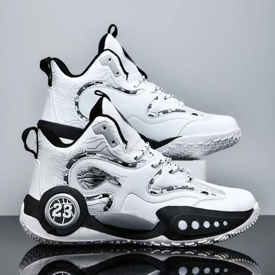 New Comfortable Men's Basketball Shoes Super Lightweight Running Shoes Thick Soles Increase Leisure Running Shoes Youth Training