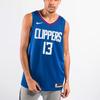 Nike NBA Paul George LA Clippers 2020-2021 Swingman Quick-Drying Jersey Men Tops Blue CW3668-403