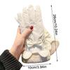 Woman Winter Bow Anti-Cold Soft Waterproof Mittens Korean Style Touch Screen Satin Windproof Warm Thicken Gloves