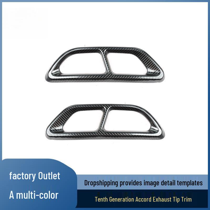 Libos Stainless Steel Tailpipe Trim for 18-21st Gen Accord