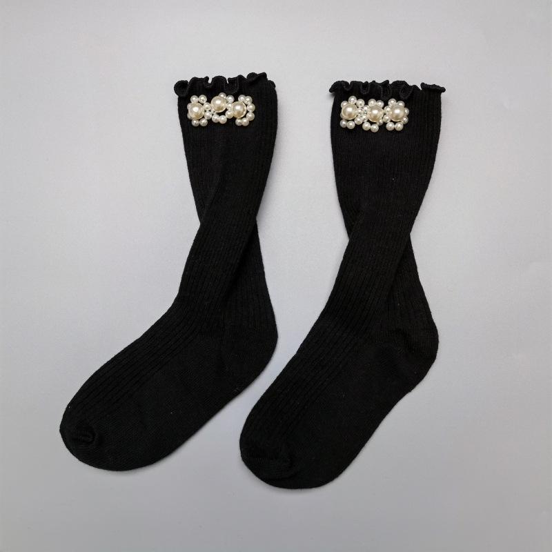 Pearl Girls Japanese Lace Cute Children's Socks - Spring & Autumn Lolita Princess Style