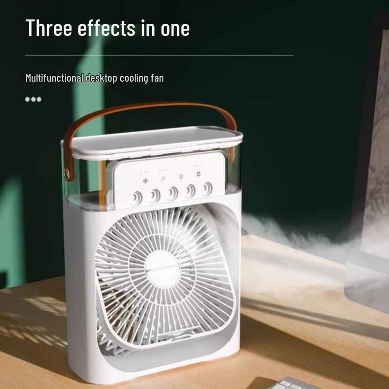 USB Mini Desktop Fan with Spray Humidifier for Dorms Default