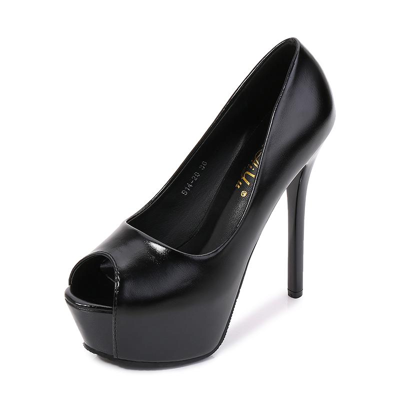 Sexy Heeled Sandals Women Peep Toe Stiletto High Heels Pumps Party Dance Catwalk Single Shoes