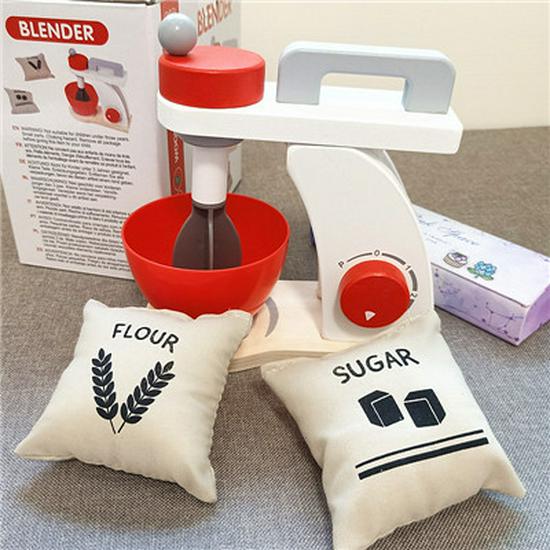 Деревянный игрушечный кухонный гарнитур: Ролевая микроволновка, хлебопечка и кофеварка, образовательная симуляция для детей