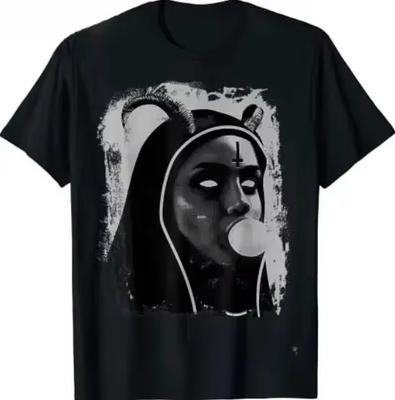HOT SALE Evil Dark Style Wicked Occult Satanic Nun Gothic Tattoo Lilith Witch Pagan Men and Women T-Shirt L Hot Sale 2025 Summer