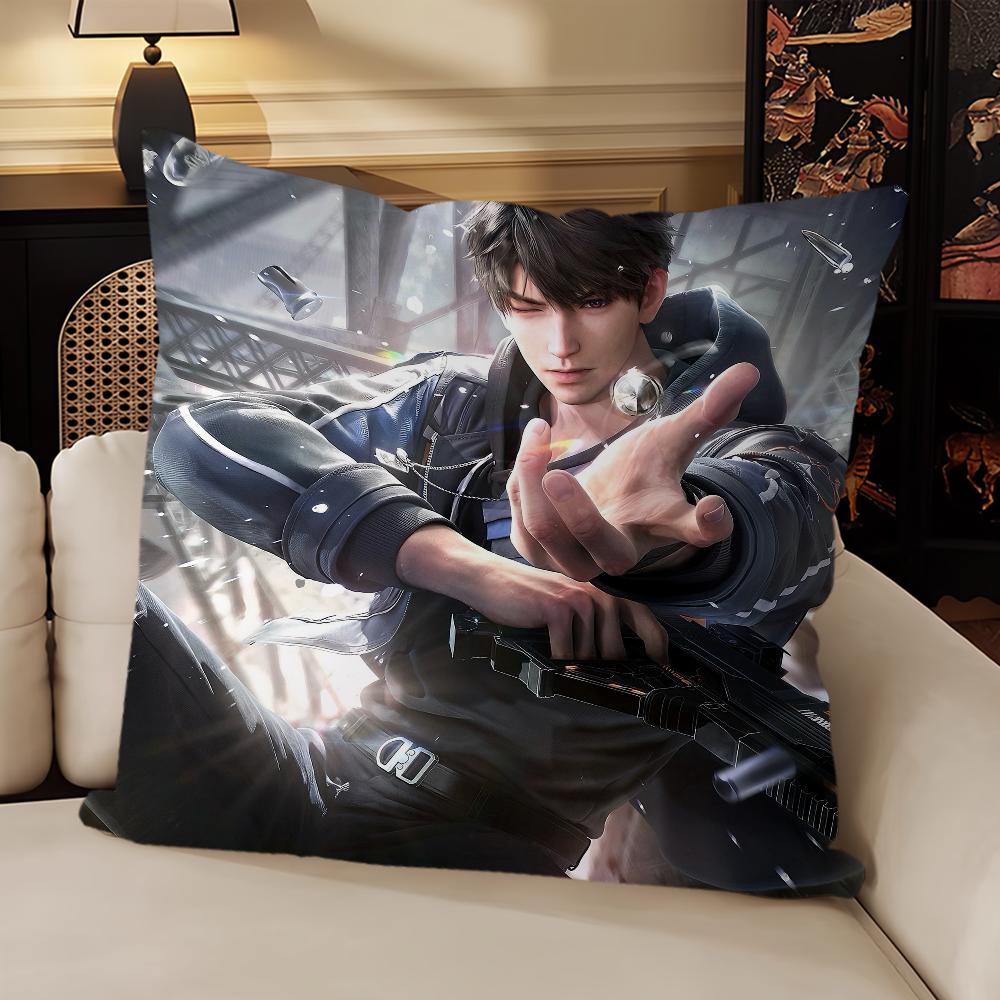 Hot Game Love and D-Deepspace Caleb Cover Sofa Living Room Bedroom Headboard Backrest Cushion Square Cushion Nap Time Pillow Cas
