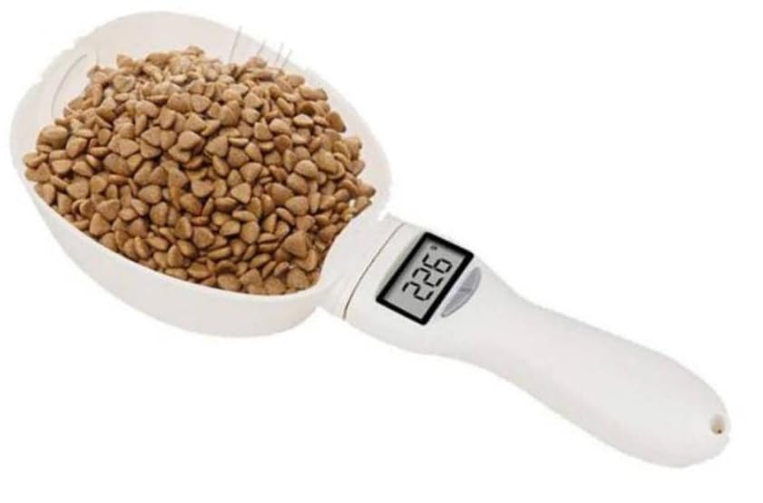 Pet Food Scoop, Digital Electronic Measuring Spoon, Scoop, Detachable Measuring Spoon, Monitor Measurement, Measuring Device, Lightweight Spoon