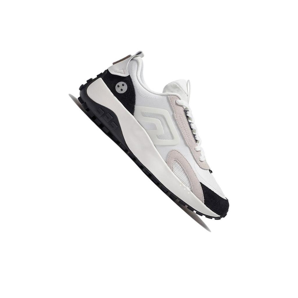 Li Ning CF Yuehua 2.0 Sports Shock Absorbing Wear Resistant Low Top Casual Shoes Men Sneaker Black White AGLS045-2