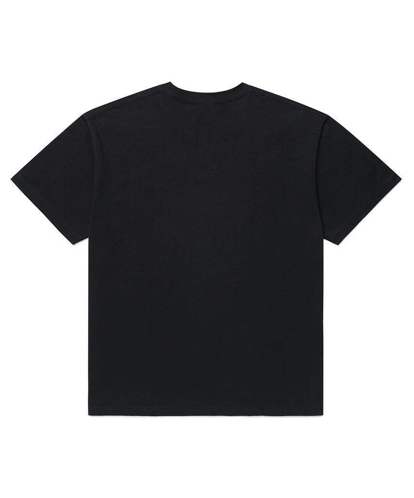 CAVISH Cat Check Applique Ss Tee Black(Cv2Gmft518A)