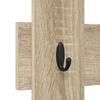 Wall Mounted Nightstand In Sonoma Oak 60 X 3 X 82 Cm