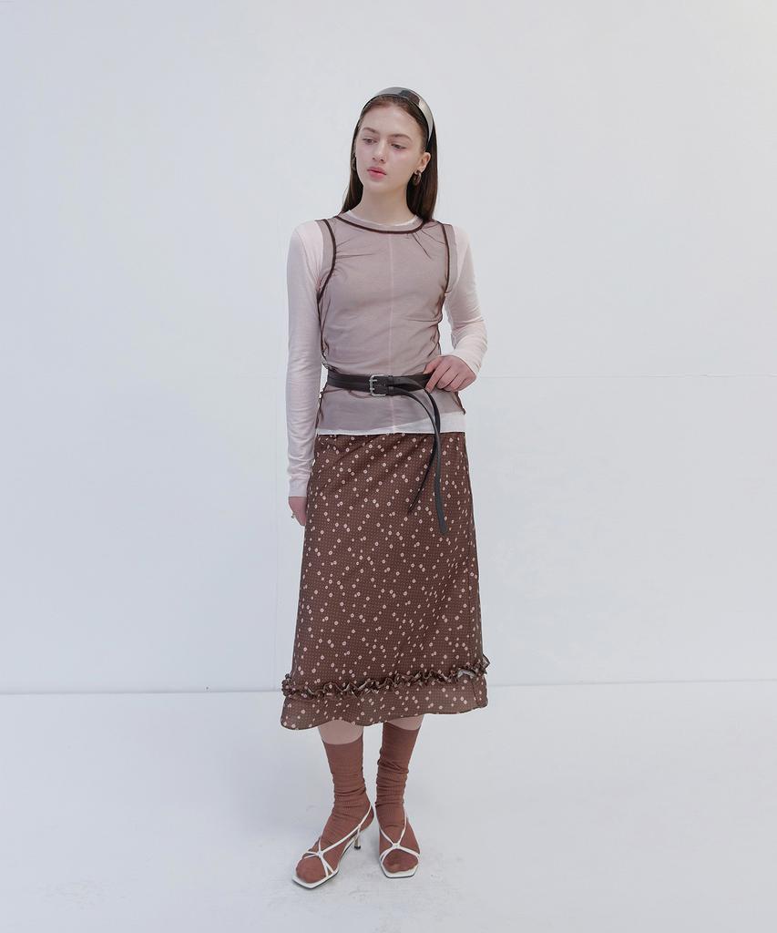 Seuleubi Petal Dots Skirt_3 Color