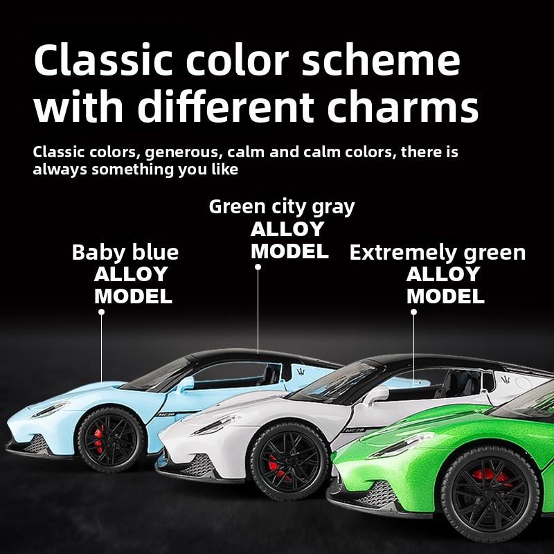 Alloy Car Model 1:24 Scale With Inertia Control For Collection And Display