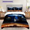 Transformers Epic Scifi Adventure Bedding (1 * Duvet Cover + 2 * Pillowcase, Without Core) 2D Flat Bedding Set Christmas Birthday Gift
