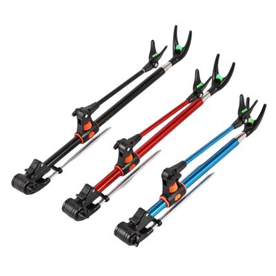 Adjustable Folding Fishing Rod Support Frame Telescopic Fishing Rod Bracket Double Purpose Bracket Fishing Rod Holder