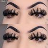 Russian 25MM Fluffy Lashes D Curl Mink Lashes Long Thick Natural False Eyelashes Wholesale Lashes Vendors Makeup Mink Eyelashes