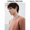 UR Men's Basic Fleece Lined Round Neck Knit Sweater