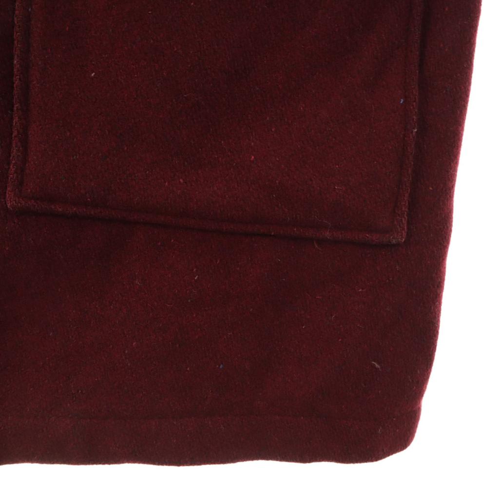 70er Jahre Vintage Kapuzenmantel 18 Bordeaux TALON REISSVERSCHLUSS Damen Gebraucht