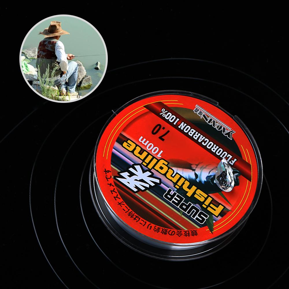 Fluorocarbon Strong 100 100m Super Monofilament Nylon Pa Fishing Line 086lb