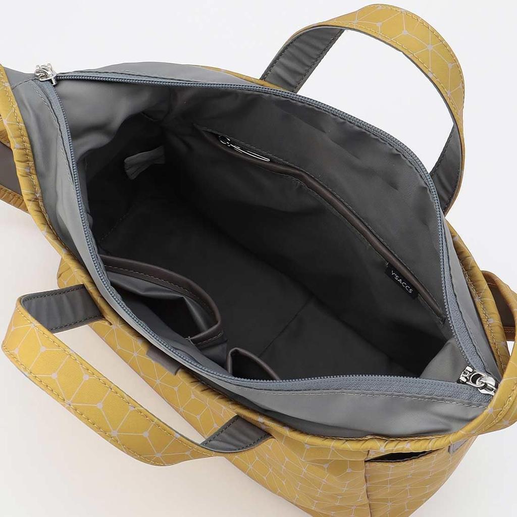 Shoulder Cubic X Point Tote and Shoulder S Yellow [Isaac] Bag, Dot, 2-way Bag, Size, (40)