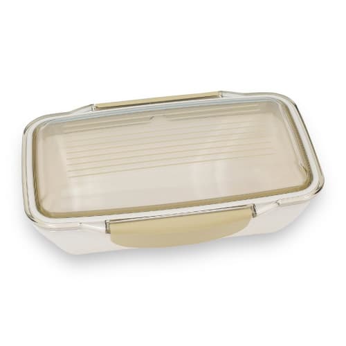 Calbre Dome 1-Tier Lunch Container, 500ml, White, 73573