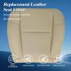 GXARTS Light Tan #333 313 Driver or Passenger Side Bottom Perforated Leather Seat Cover Fit for Chevy Tahoe Suburban GMC Sierra Yukon 2007-2014 Fit