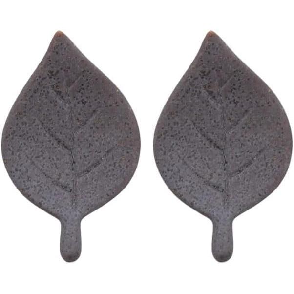 Tableware East Chopstick Rest Leaf Brown kn003ct06801