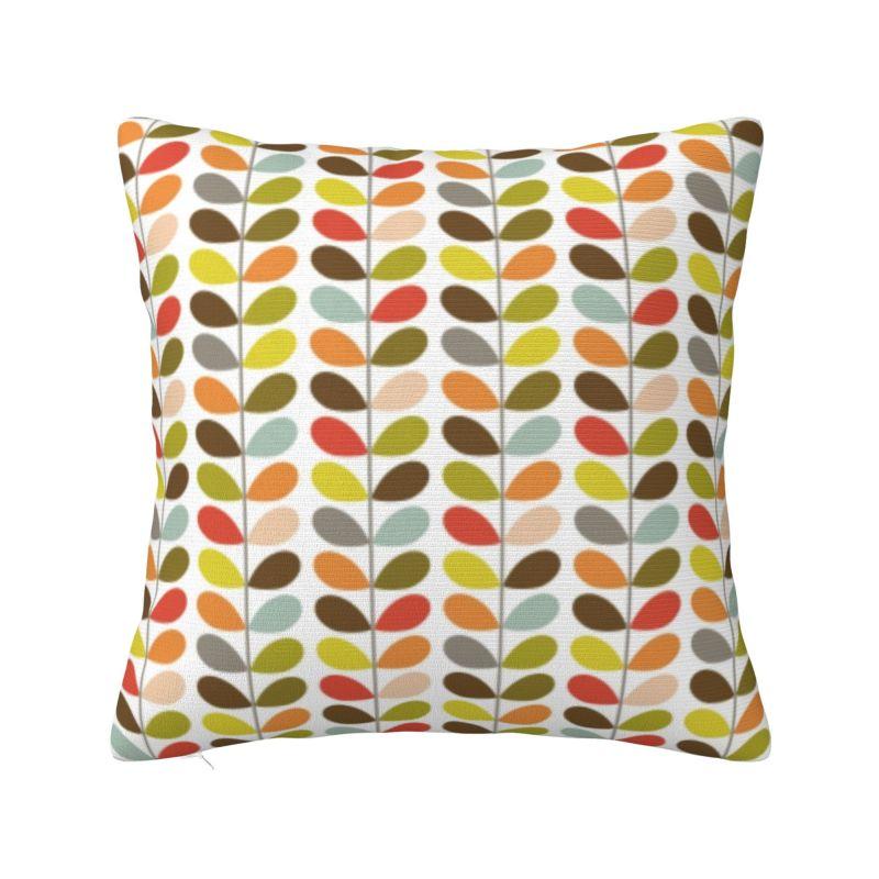 Custom Early Bird Granite Cushion Cover 40x40cm Orla Kiely Floral Velvet Cute Pillow Case Home Decoration