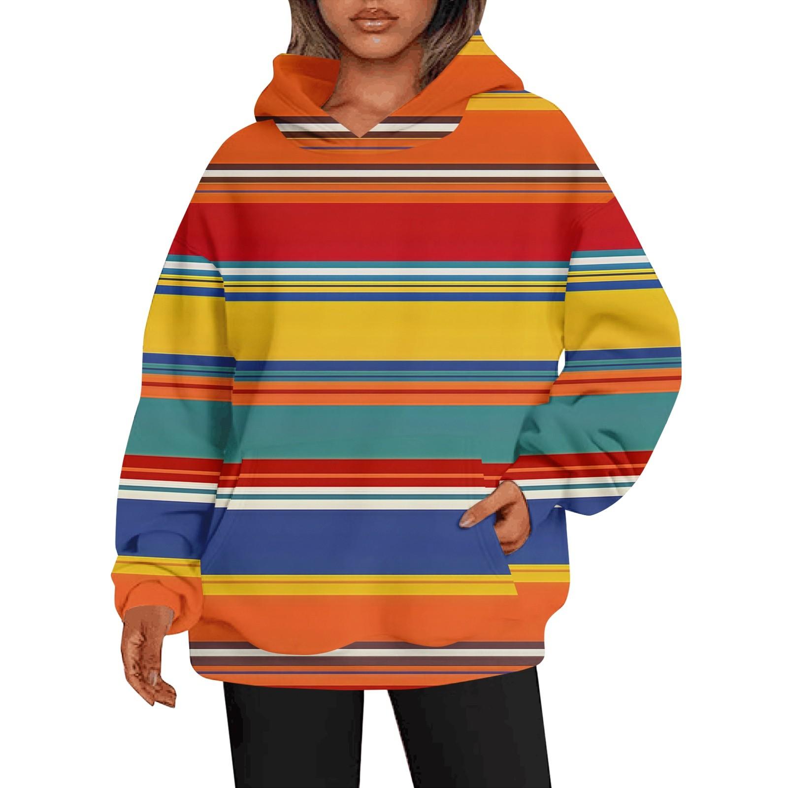 

Женские толстовки с капюшоном большого размера с длинным рукавом с принтом, пуловеры, осенние наряды с карманом XXXL