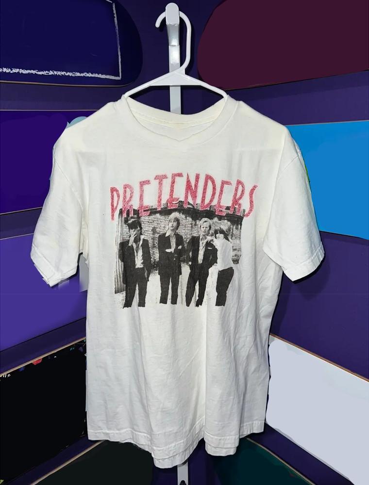 The Pretenders Band US Concert Tour Unisex Cotton T-Shirt Full SB117 Unisex T-Shirt S