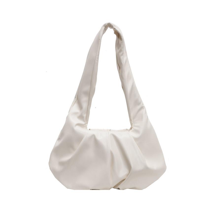 Early Spring New Commuter Armpit Bag Women's New Versatile Retro Fashion Pleated Shoulder Bag Niche Women's Bag