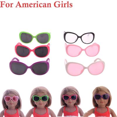 Doll Accessories Round Colorful Glasses Sunglasses For 18/" Doll SL