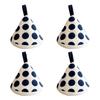Japanese style minimalist microwave oven, kitchen lid cap, clay pot handle, thickened insulated ear tips 4 pieces