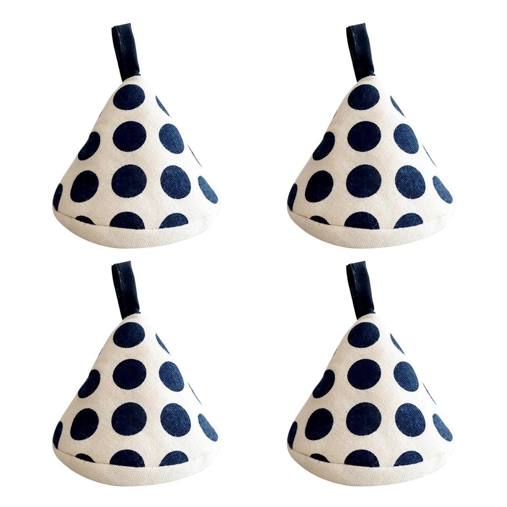 Japanese style minimalist microwave oven, kitchen lid cap, clay pot handle, thickened insulated ear tips 4 pieces