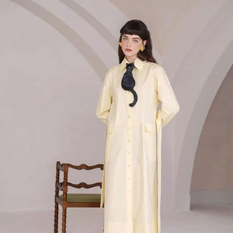 Unique Black Cats Embroidery Appliques Neck Tie Vintage Adjustable Pre Tied Necktie For Parties Event or Everyday Outfit