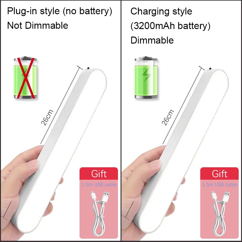

Table Lamp LED Desk Lamp USB Reading Lamps Magnetic Remote Control Study Reading Light Rechargeable Study Bedroom Night Lights