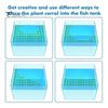Aquarium Floating Plant Corral Floating Plant Fence Aquatic Plant Guard Aquarium Floating Plant Barrier Fish Tank Accessory
