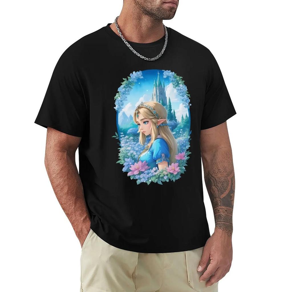 An Elf Princess T-Shirt Oversized Graphic Tee Tees T Shirts Men