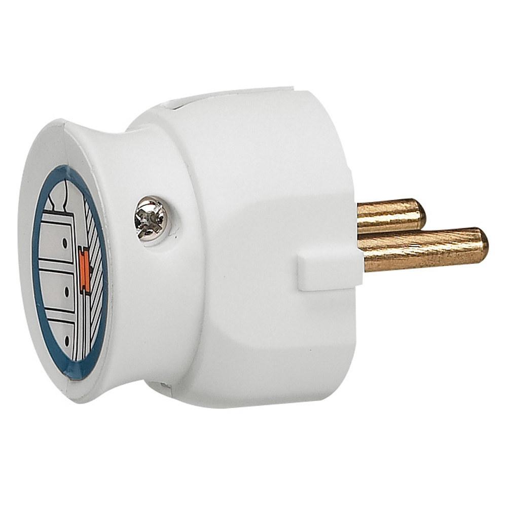 Low plug 2P 16a white