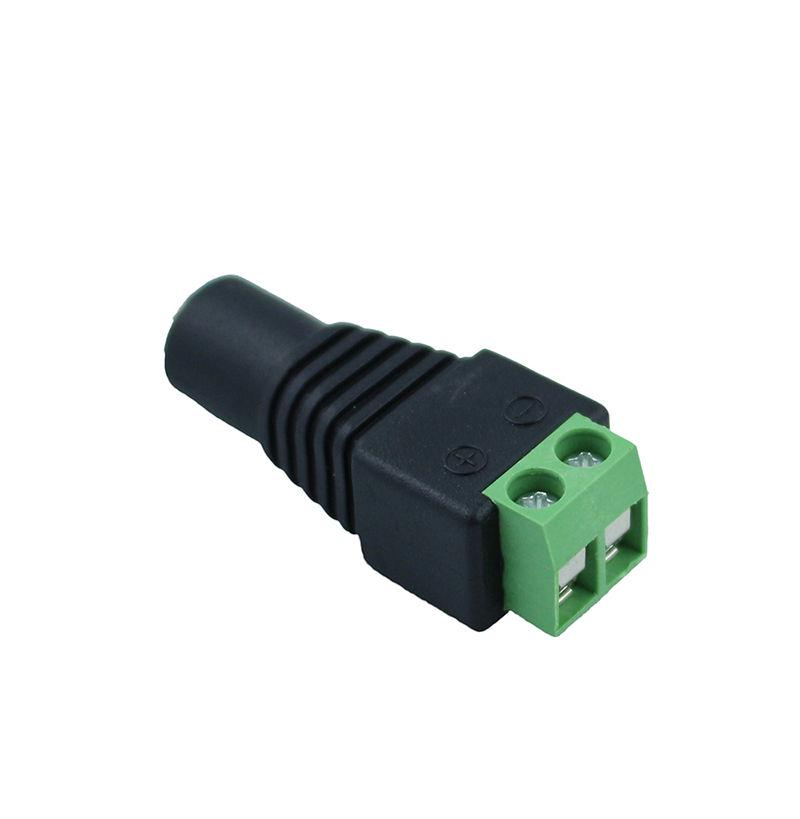 10 Connettori Alimentazione DC 5.5mm X 2.1mm – Kit 5 Maschi + 5 Femmine Per Strisce LED E Telecamere CCTV