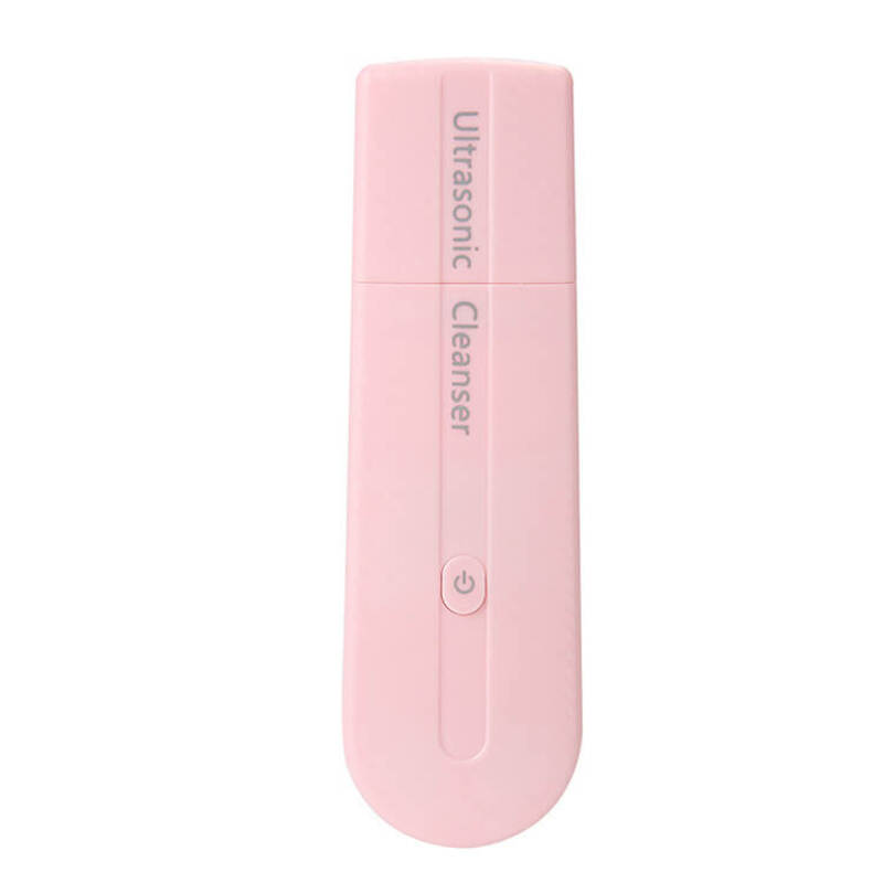 SHOmfrs Professional Ultrasonic Face Skin Scrubber Shovel Pores Cleanser Rechargeable Spatula Blackhead Remover Facial Cleaner USB