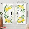 2 Stück 2D Flachdruck Fensterbehandlung Vorhänge Kleiner Zitrone Baby Polyester Ohne Strom Saisonal Party & Feiertag