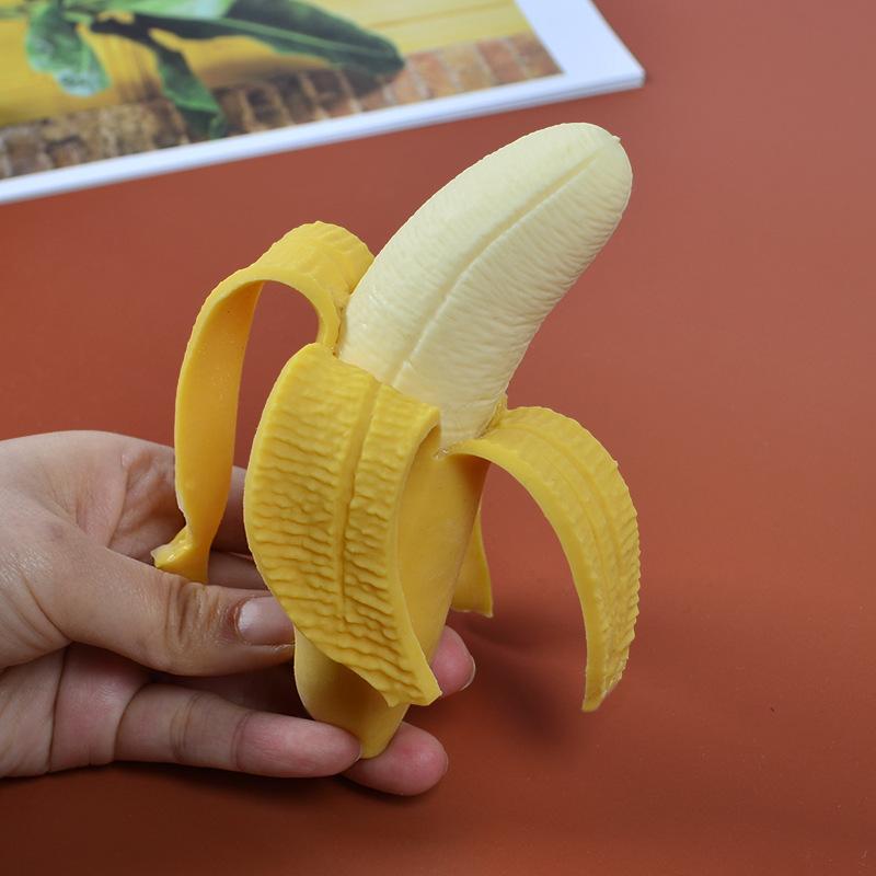 CuteBanana SqueezeToy, Stress Relief Fidget Toy forAdults & Kids,Soft Slow Rising Anxiety Relief Sensory Toy, Party Favor & Gift